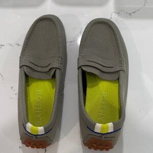 Rothy's Women’s Olive Green Driving Loafers